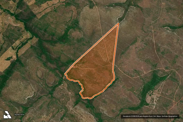 Imagem de satélite de LOTE 21 em PONTE ALTA DO TOCANTINS - TO