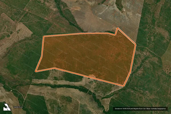 Imagem de satélite de Faz Cabeceira Verde em CRISTALÂNDIA - TO