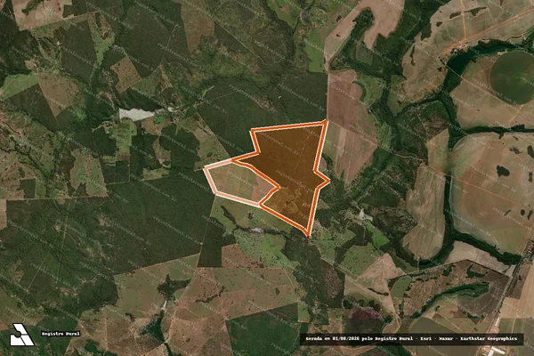 Imagem de satélite de FAZENDA SANTA HELENA em CARIRI DO TOCANTINS - TO