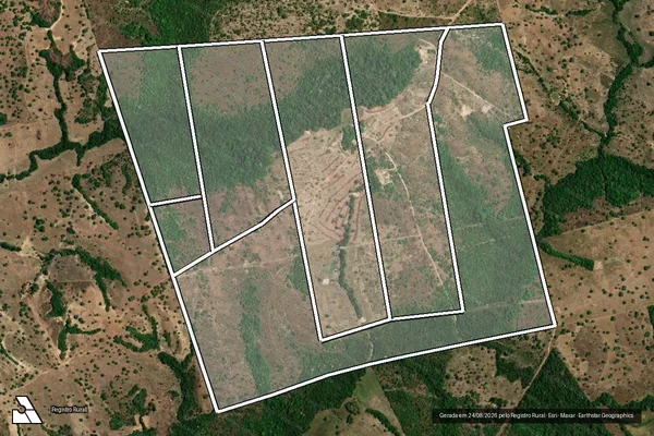Imagem de satélite de FAZENDA BOM JARDIM em PEQUIZEIRO - TO