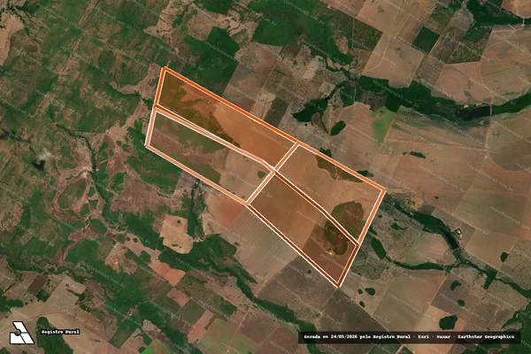 Imagem de satélite de FAZENDA PRIMAVERA em GURUPI - TO