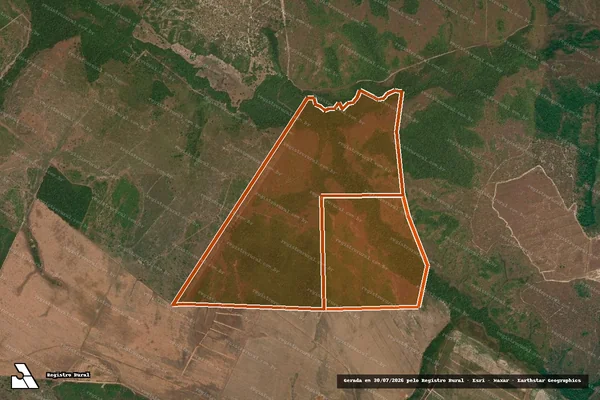 Imagem de satélite de Fazenda Panorama II em DIVINÓPOLIS DO TOCANTINS - TO