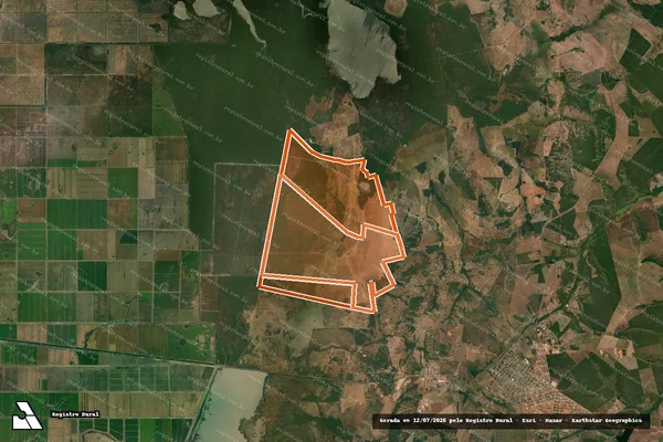 Imagem de satélite de Fazenda Lagoa Da Pedra em FORMOSO DO ARAGUAIA - TO