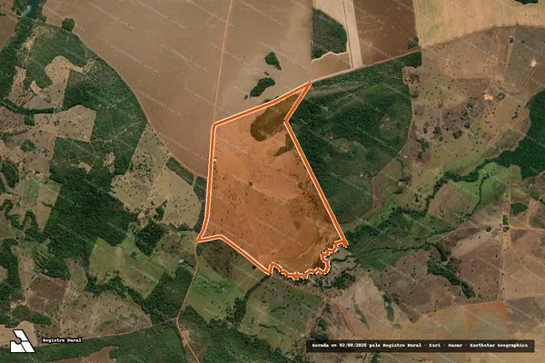 Imagem de satélite de FAZENDA SATISFAÇÃO em MONTE DO CARMO - TO