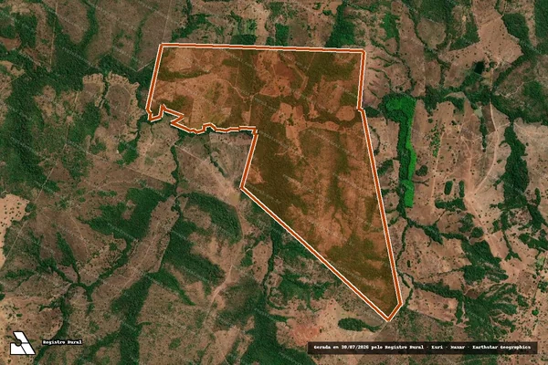 Imagem de satélite de FAZENDA CAMPO ALEGRE em PIUM - TO