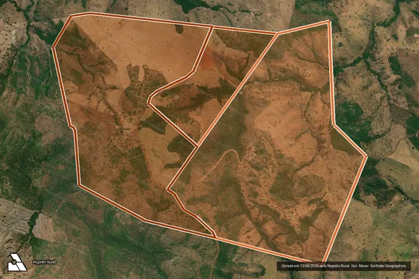 Imagem de satélite de FAZENDA EXTREMA em GUARAÍ - TO