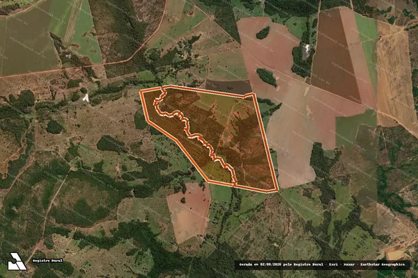 Imagem de satélite de FAZENDA REDENÇAO em FIGUEIRÓPOLIS - TO