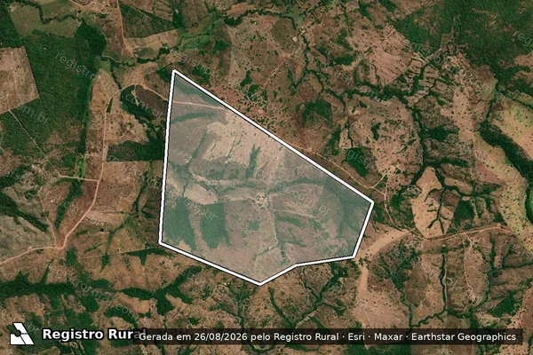 Imagem de satélite de FAZENDA NOVA CONQUISTA em MONTE SANTO DO TOCANTINS - TO