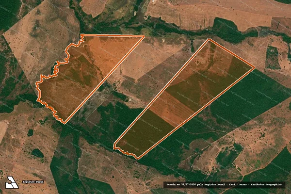 Imagem de satélite de Fazenda Televisa   I em DIVINÓPOLIS DO TOCANTINS - TO