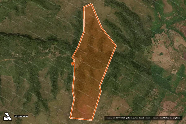 Imagem de satélite de Fazenda Canto Verde em PALMAS - TO