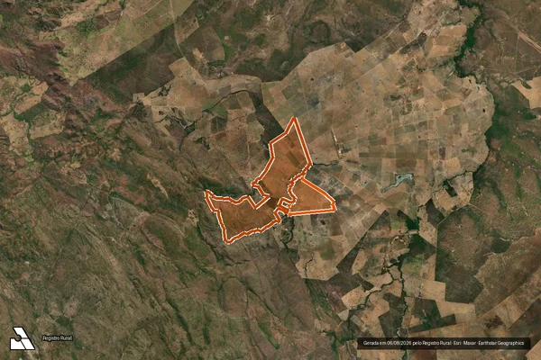 Imagem de satélite de Fazenda Kaagados e Gameleira em ARRAIAS - TO
