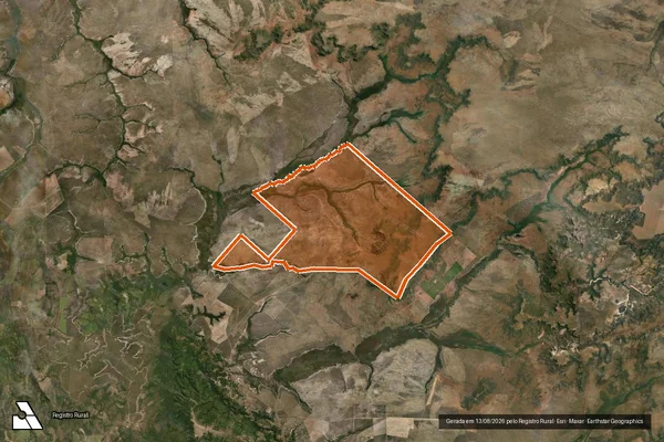 Imagem de satélite de FAZENDA RANCHO NOVO II em RIO DA CONCEIÇÃO - TO