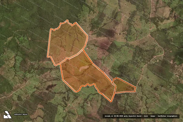 Imagem de satélite de LOTE 40 LOTEA. PINDORAMA GLEBA 02 em PINDORAMA DO TOCANTINS - TO