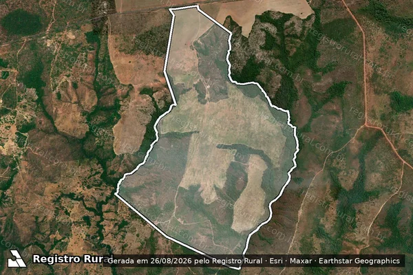 Imagem de satélite de FAZENDA LAGES em PALMEIRANTE - TO