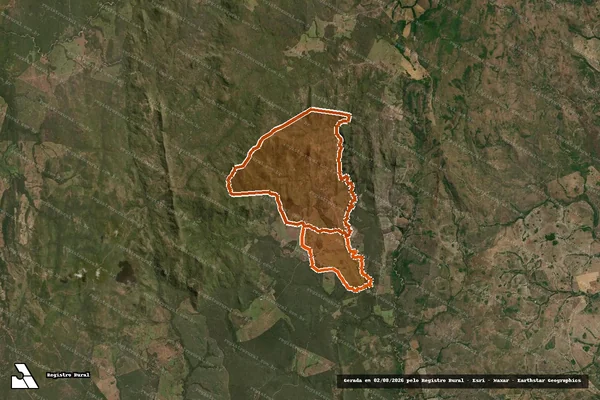 Imagem de satélite de FAZENDA MEMORIA em PARANÃ - TO