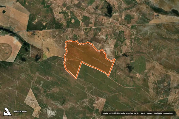 Imagem de satélite de Fazenda Nossa Senhora D'Abadia em TAGUATINGA - TO