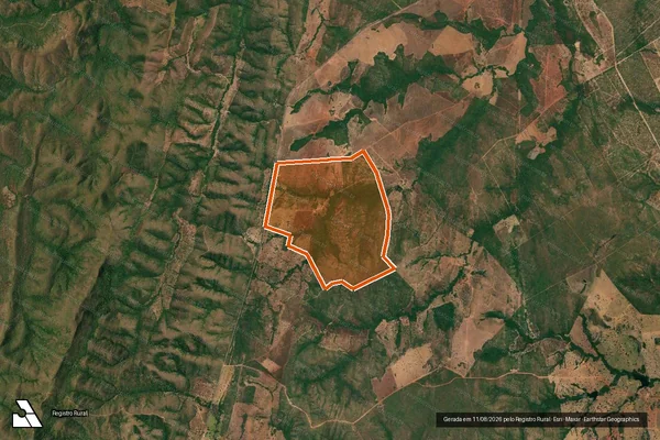 Imagem de satélite de Faz\Enda Dona Candida em PALMEIRÓPOLIS - TO