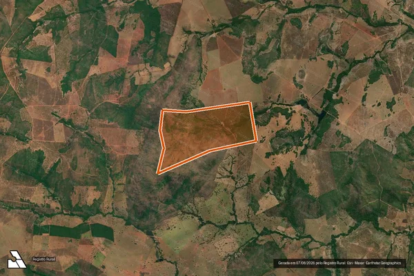Imagem de satélite de FAZENDA GERICO em PALMEIRÓPOLIS - TO