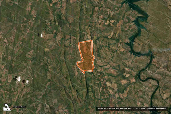 Imagem de satélite de FAZ CORREGO DAS PEDRAS em SÃO SALVADOR DO TOCANTINS - TO