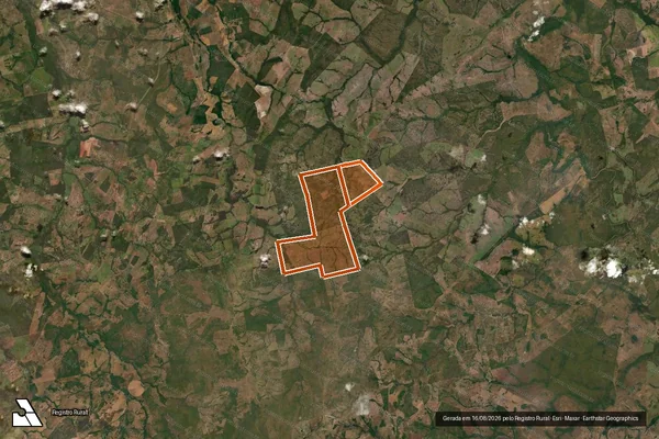 Imagem de satélite de Fazenda Lagoinha em SANDOLÂNDIA - TO
