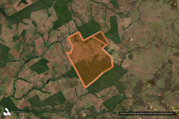 Imagem de satélite de Fazenda Parreira em ARAGUAÇU - TO