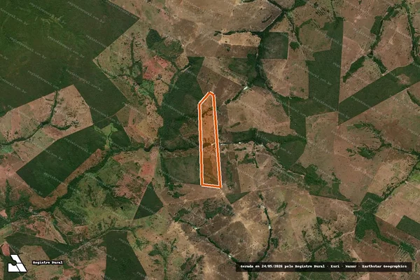 Imagem de satélite de Fazenda Sato Antonio em ARAGUAÇU - TO