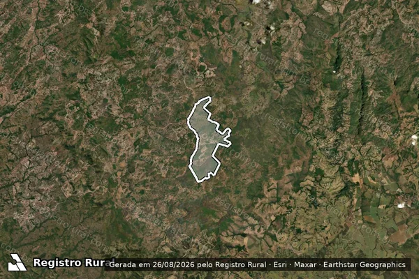 Imagem de satélite de Fazenda Anita em CRIXÁS - GO