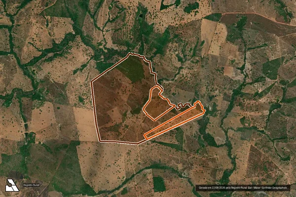 Imagem de satélite de FAZENDA BOA ESPERANÇA em UIRAPURU - GO