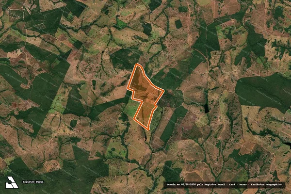 Imagem de satélite de Fazenda Goncalo em MARA ROSA - GO