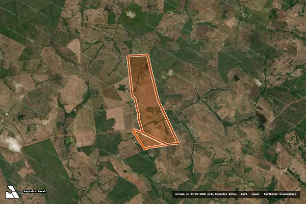 Imagem de satélite de FAZENDA FRANSIL em MUTUNÓPOLIS - GO