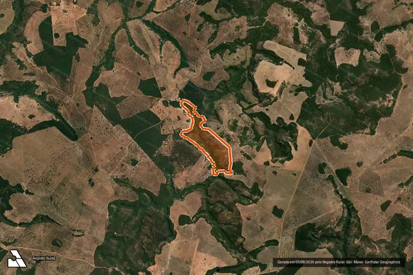 Imagem de satélite de Faz Estancia N Senhora Aparecida em SERRANÓPOLIS - GO