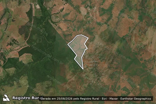 Imagem de satélite de Fazenda São Pedro em SANTA TEREZA DE GOIÁS - GO