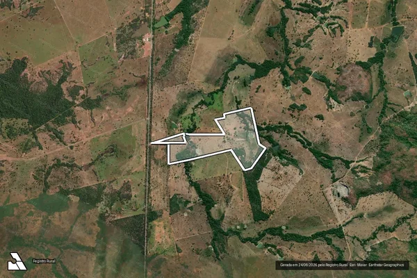 Imagem de satélite de FAZENDA VEREDA BONITA em SANTA TEREZA DE GOIÁS - GO