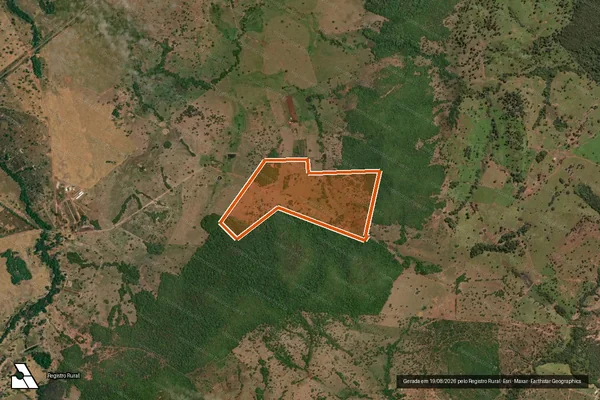 Imagem de satélite de FAZENDA ARARAS em SANTA TEREZINHA DE GOIÁS - GO