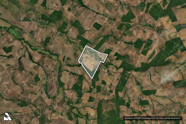 Imagem de satélite de Fazenda Santa Julia em SÃO MIGUEL DO ARAGUAIA - GO