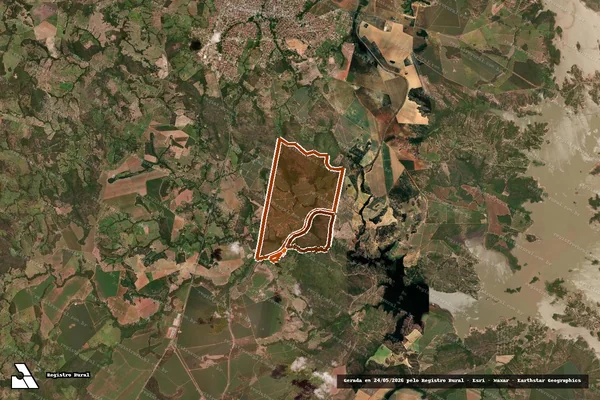 Imagem de satélite de FAZENDA PAINEIRA em URUAÇU - GO