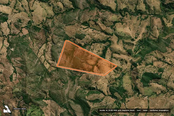 Imagem de satélite de Fazenda Santana em Uruaçu - GO