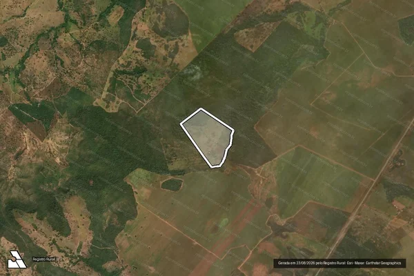 Imagem de satélite de FAZENDA BARROSO em URUAÇU - GO