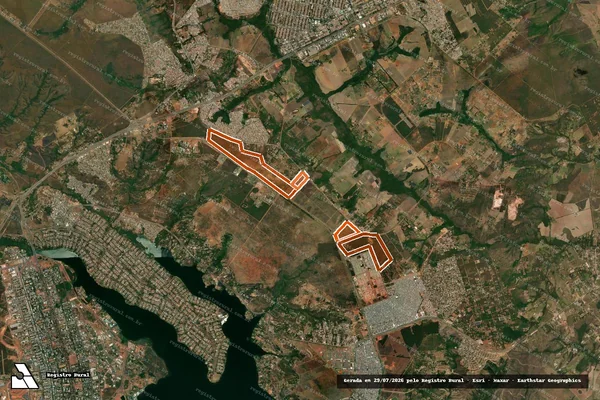 Imagem de satélite de CHÁCARA RECANTO DO REI em BRASÍLIA - DF
