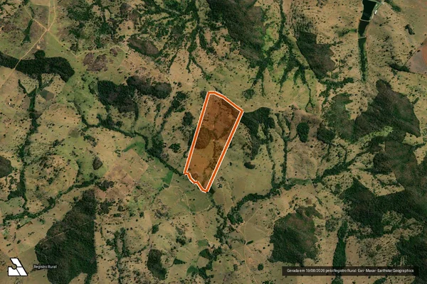 Imagem de satélite de Fazenda Pingo Dagua em CAMPESTRE DE GOIÁS - GO
