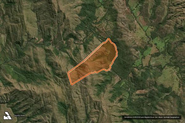 Imagem de satélite de FAZENDA AGUAS LINDAS - GL SAO JOSE em CAVALCANTE - GO