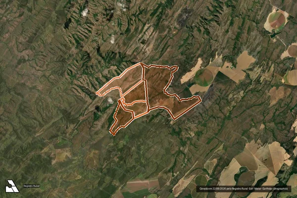 Imagem de satélite de FAZENDA TERRA TOMBADA I em NIQUELÂNDIA - GO