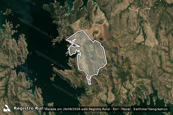 Imagem de satélite de FAZENDA MORRO RENDONDO em NIQUELÂNDIA - GO