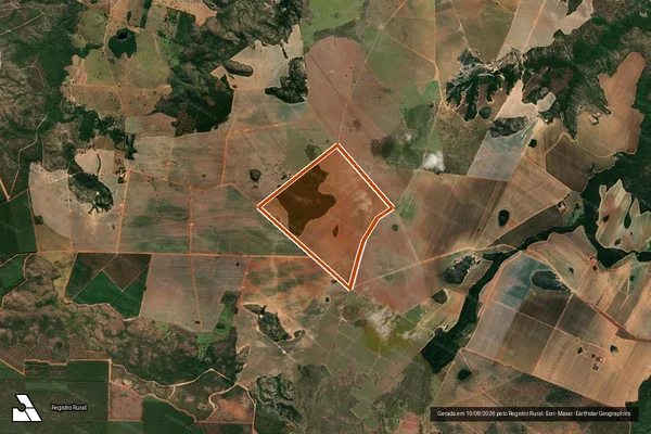 Imagem de satélite de FAZENDA SAO JOAO em NIQUELÂNDIA - GO