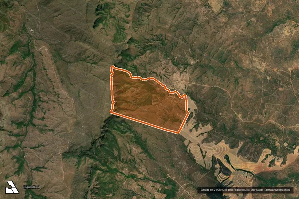 Imagem de satélite de Fazenda Terra Quebrada em SÃO JOÃO D'ALIANÇA - GO