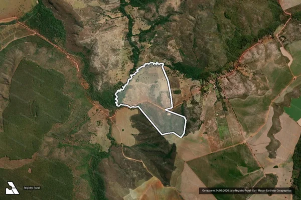 Imagem de satélite de Fazenda Bandeira - Parte em SÃO JOÃO D'ALIANÇA - GO