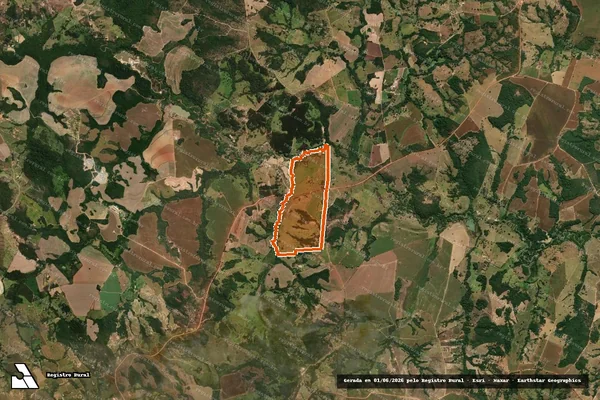 Imagem de satélite de Fazenda Tijuqueiro Da Barra em SILVÂNIA - GO