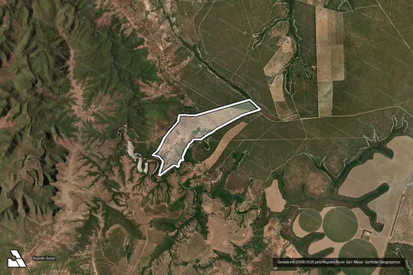 Imagem de satélite de Fazenda CABANA AGROPECUARIA em SÍTIO D'ABADIA - GO