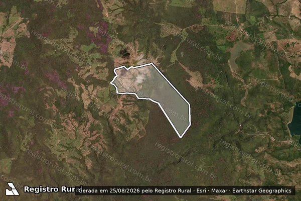 Imagem de satélite de Faz. Cana Brava, Retiro (Genipapo) em SÃO DOMINGOS - GO