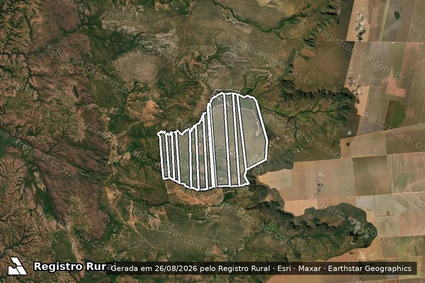 Imagem de satélite de Lote Unico, Lot. Den. Praia Do Sol em SÃO DOMINGOS - GO
